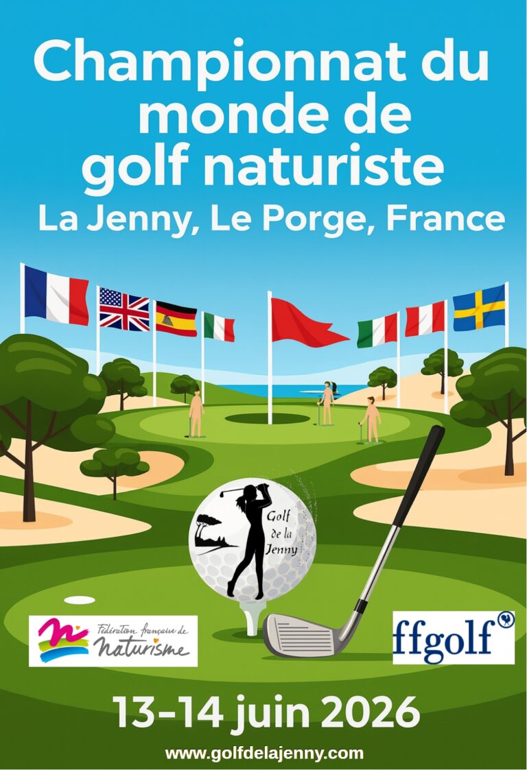 Lire la suite à propos de l’article Championnat du monde de Golf Naturiste Juin 2026